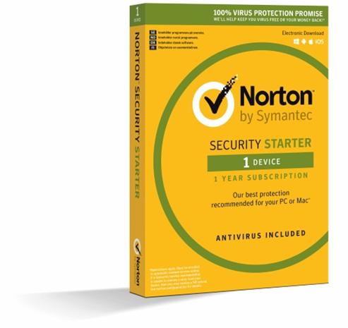 Norton Security Starter (1 vuosi 1 laite), tietoturvaohjelmisto hintaan   € 
