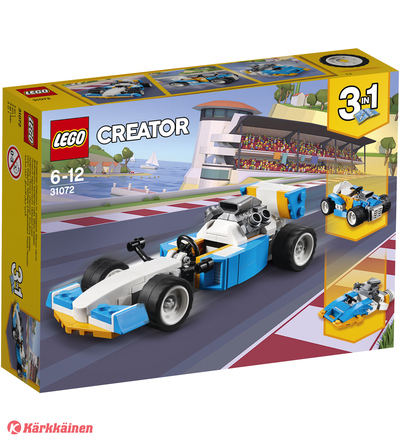 Lego Creator 31072, hurjat autot hintaan  € 