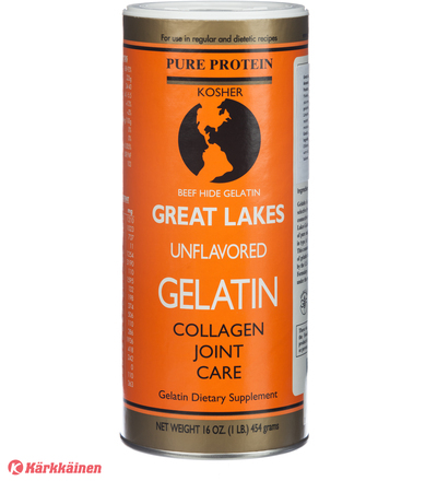 Great Lakes Gelatin, kollageenivalmiste 454 g hintaan  € -  