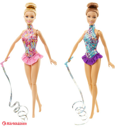 Barbie, voimistelijanukke hintaan  € 