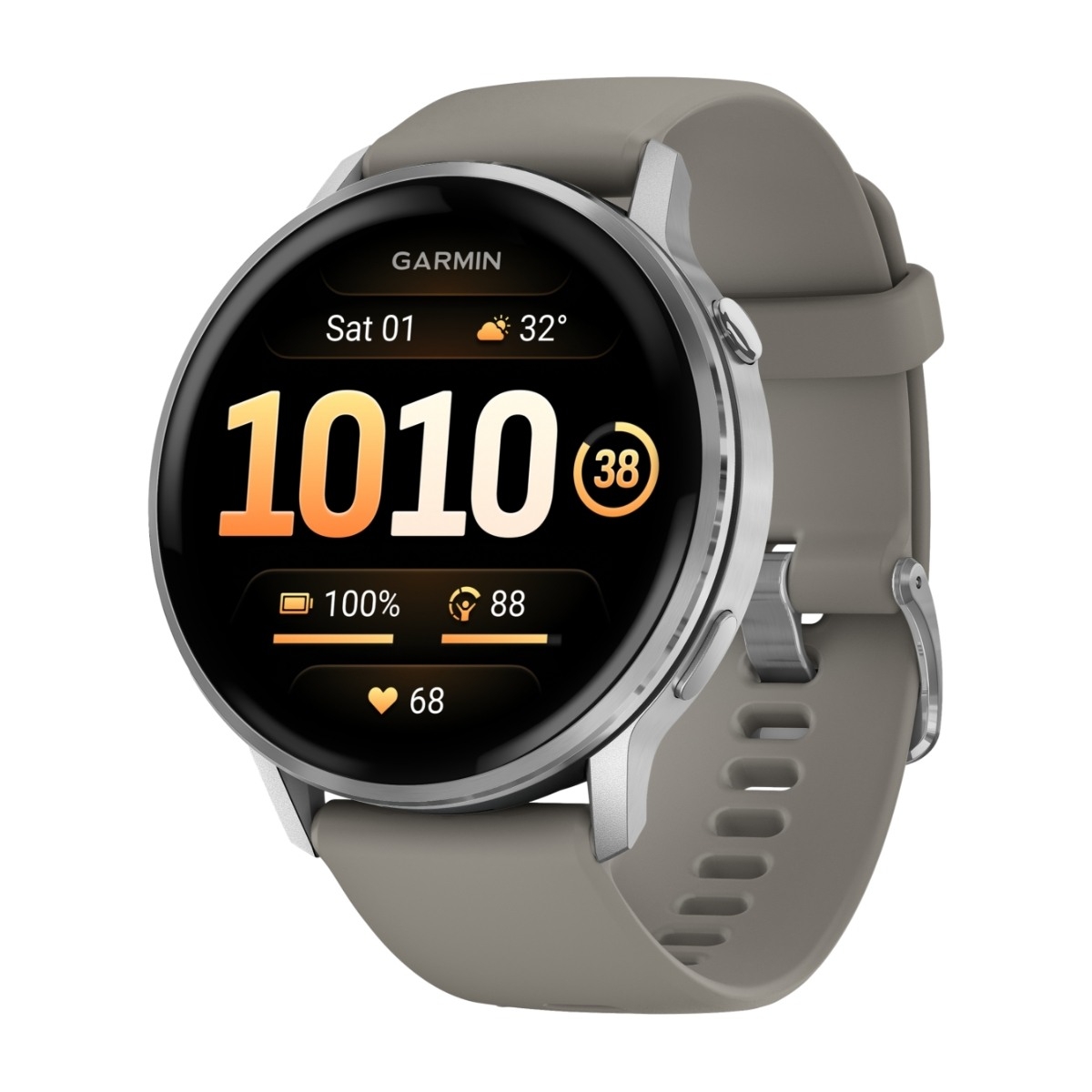 Garmin Venu 4 45mm AMOLED -älykello, harmaa