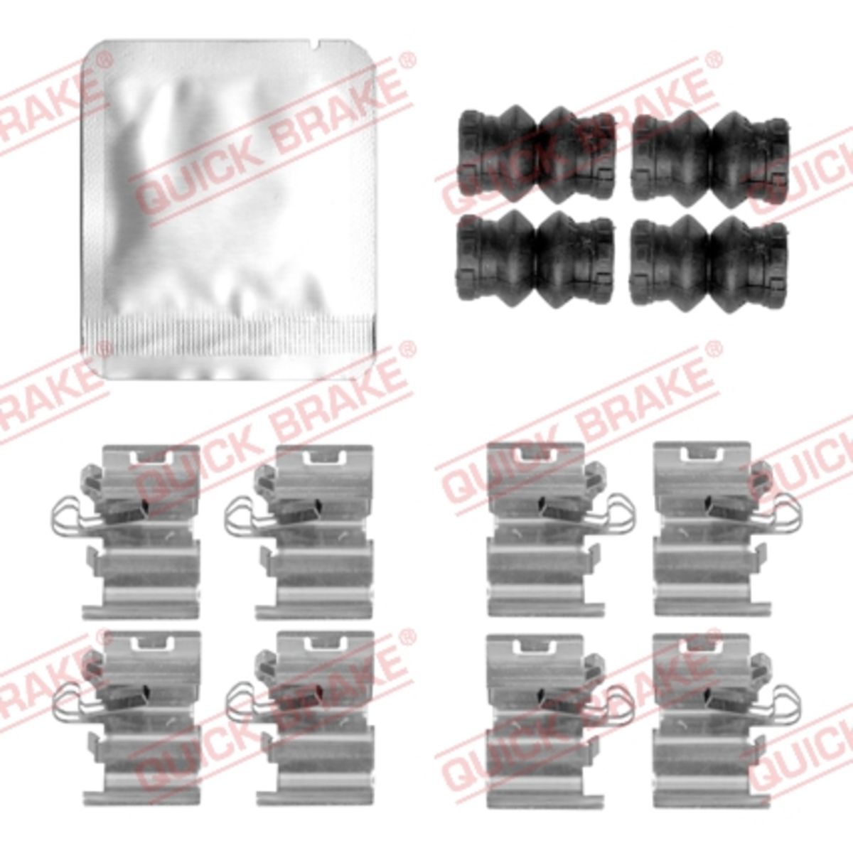Jarrupalojen asennussarja QUICK BRAKE 109-0168