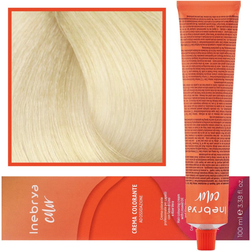 Inebrya Color hiustenvärjäysvoide 100ml 10/3 | Vaalea kultainen platinablondi