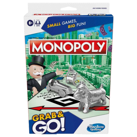 Hasbro Monopoly Grab & Go Matkapeli