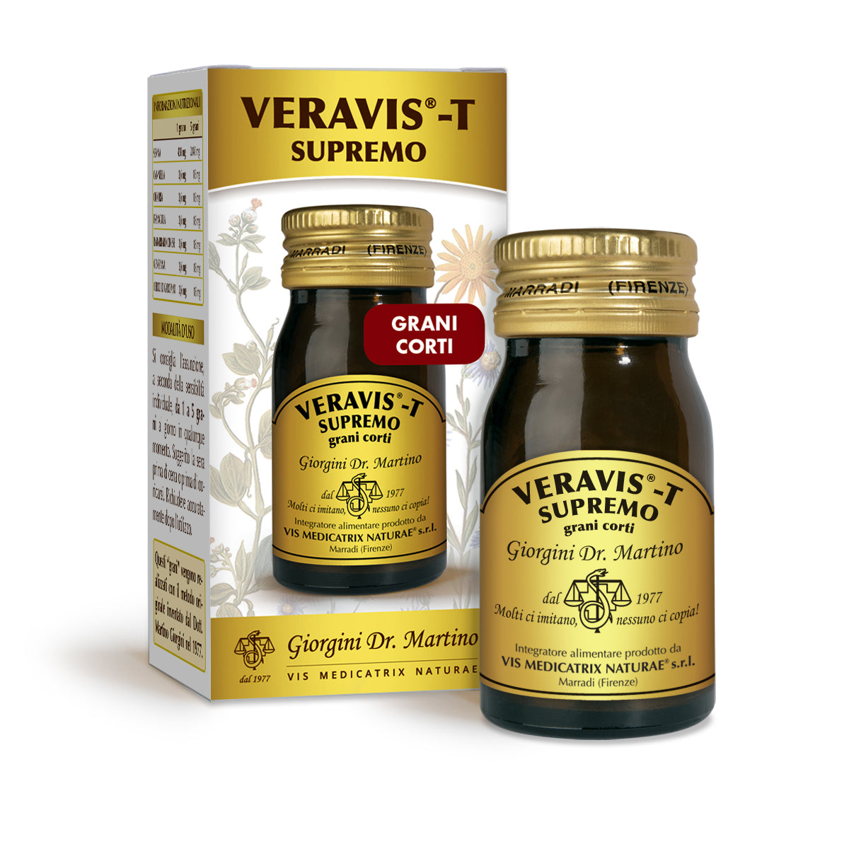 Dr Giorgini veravis-t supreme lyhyet jyvät 30 g - 66 jyvää, noin 0,45 g