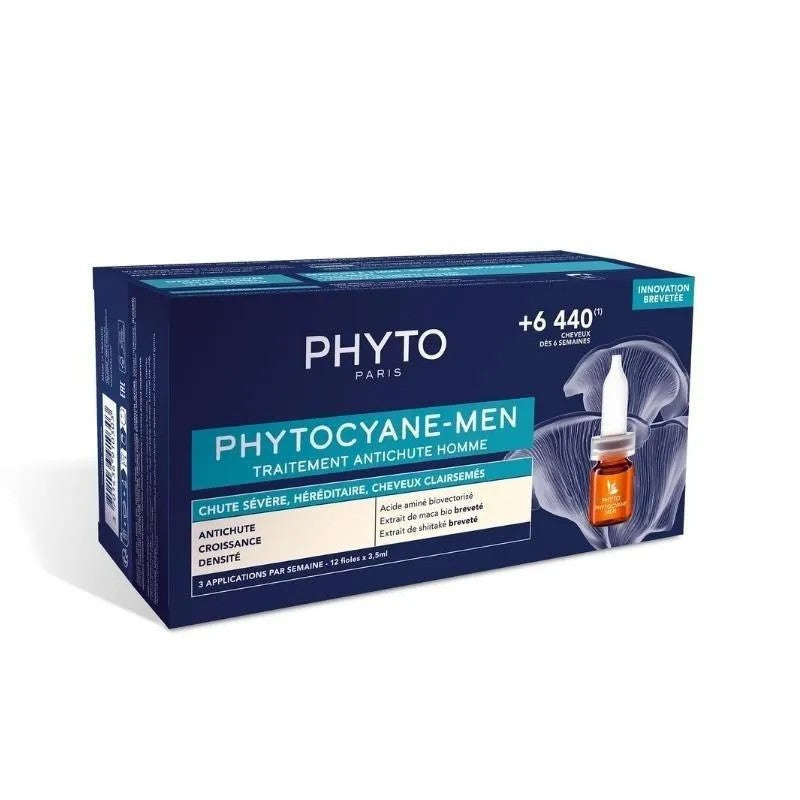 Phyto Phytocyane Mies Hiustenlähtöä Vastaan 12x3,5ml