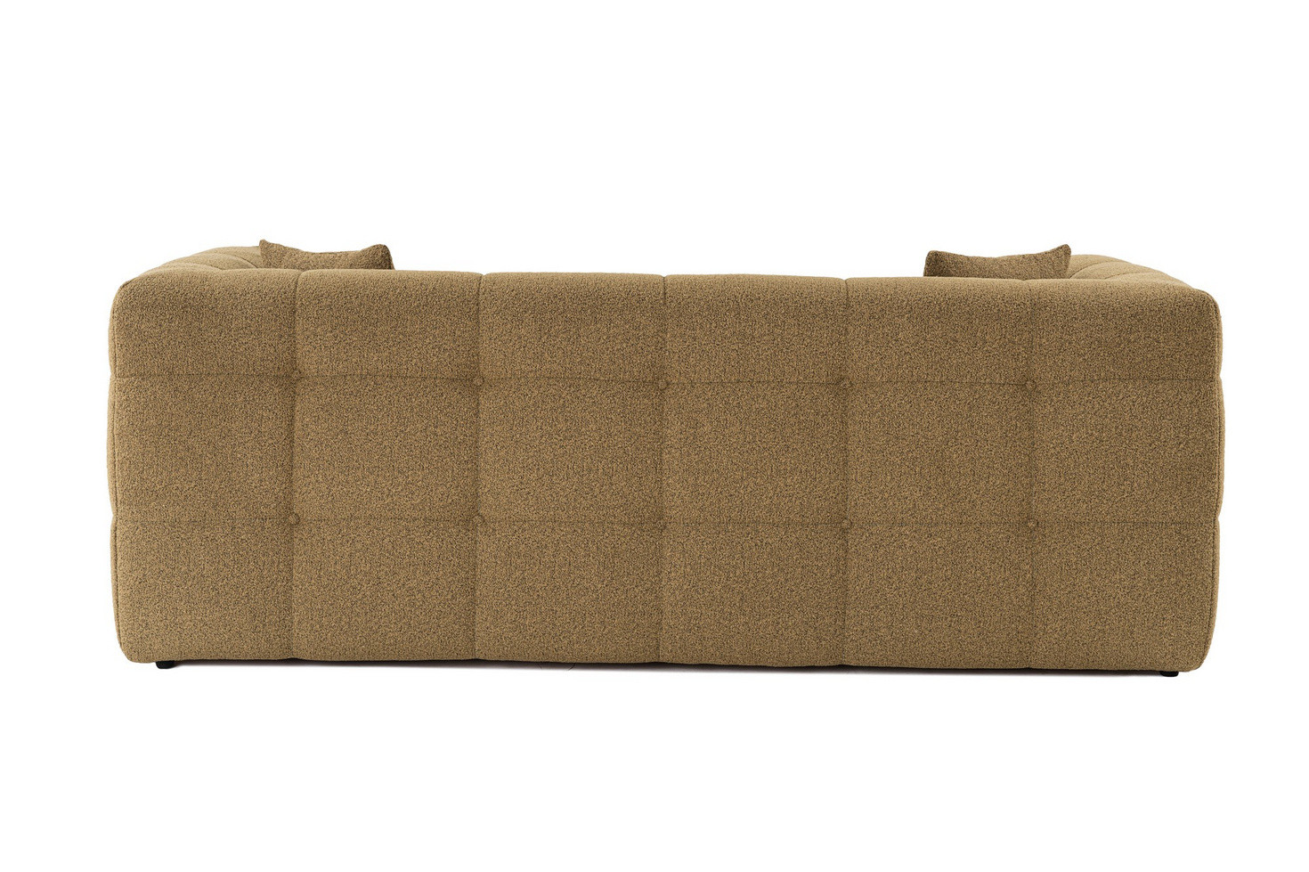 Norda Design Tyylikäs 2-paikkainen sohva, khaki, 195 x 100 x 72 cm | pyökkikehys, 100 % polyesteri, pehmeät vaahtomuovityynyt | Täydellinen moderne...