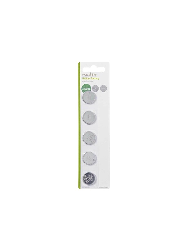 Nedis Litiumnappiparisto CR2025 | 3 V DC | 5 Kpl pakkaus