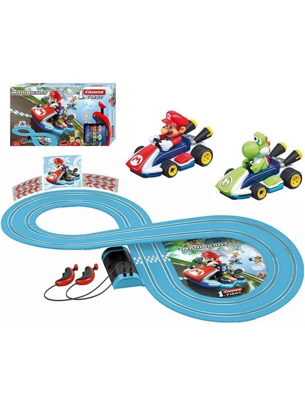 Carrera RC Nintendo Mario Kart, Ajoneuvo ja ratasetti, 3 vuosi/vuosia, Muovi, Sininen, Vihreä, Punainen