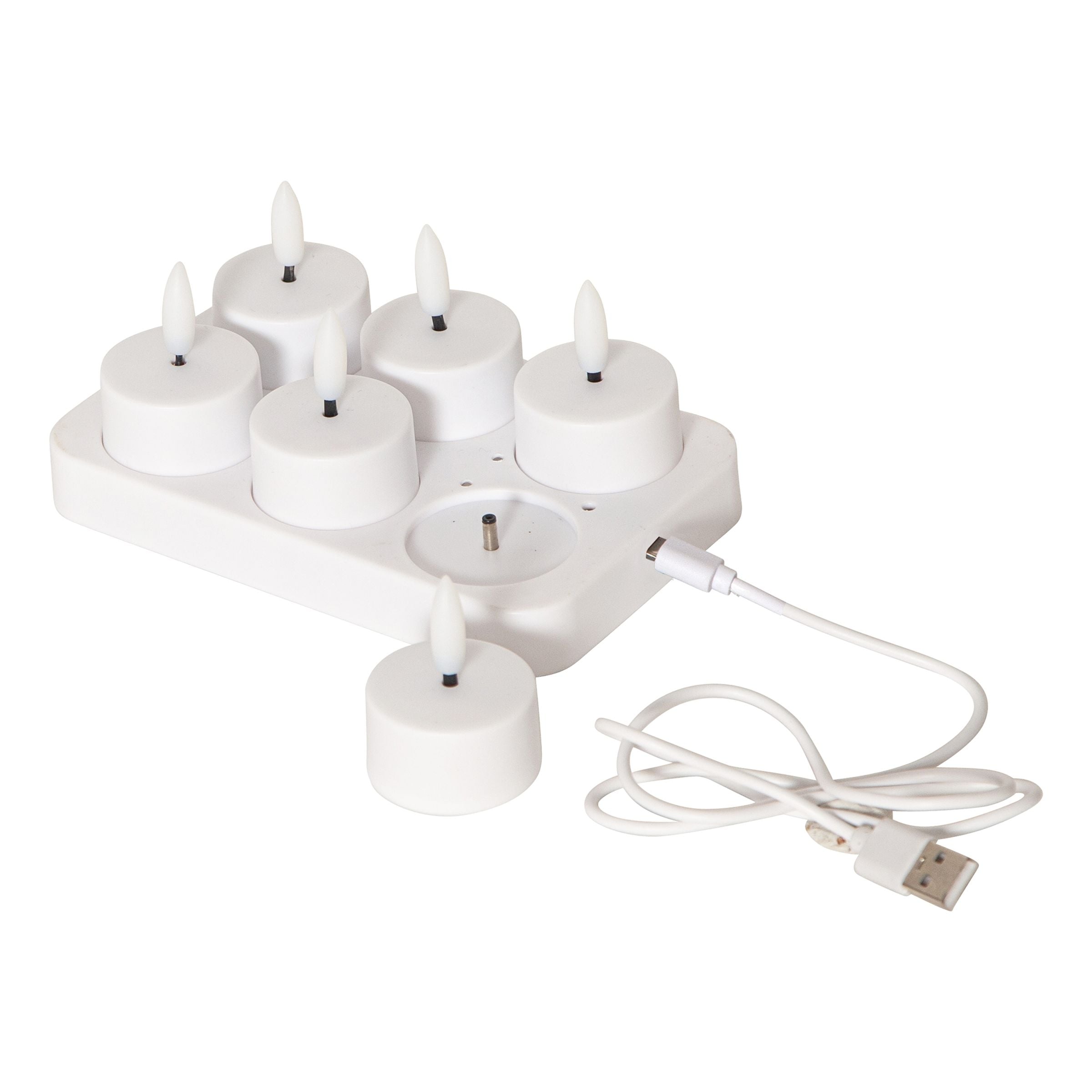 Star Trading Ladattavat LED-teevalot Flame 12-pakkaus 061-05 Vastaa: N/A