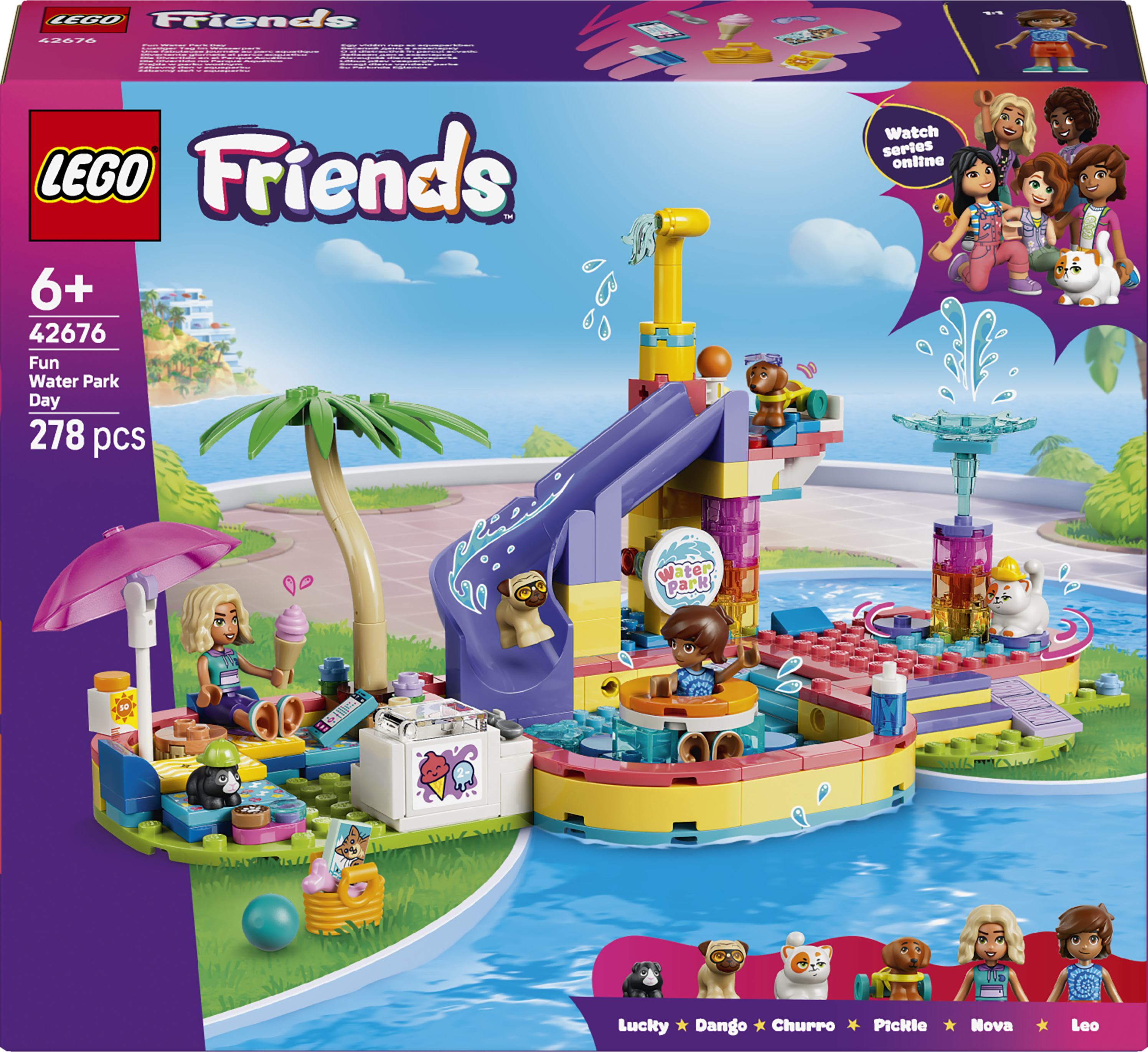 LEGO Friends 42676 Hauska päivä vesipuistossa