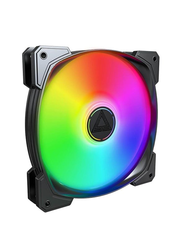 Montech HP140 ARGB PWM Black - Kotelotuuletin - 140mm - Musta RGB LED valolla - 30 dBA