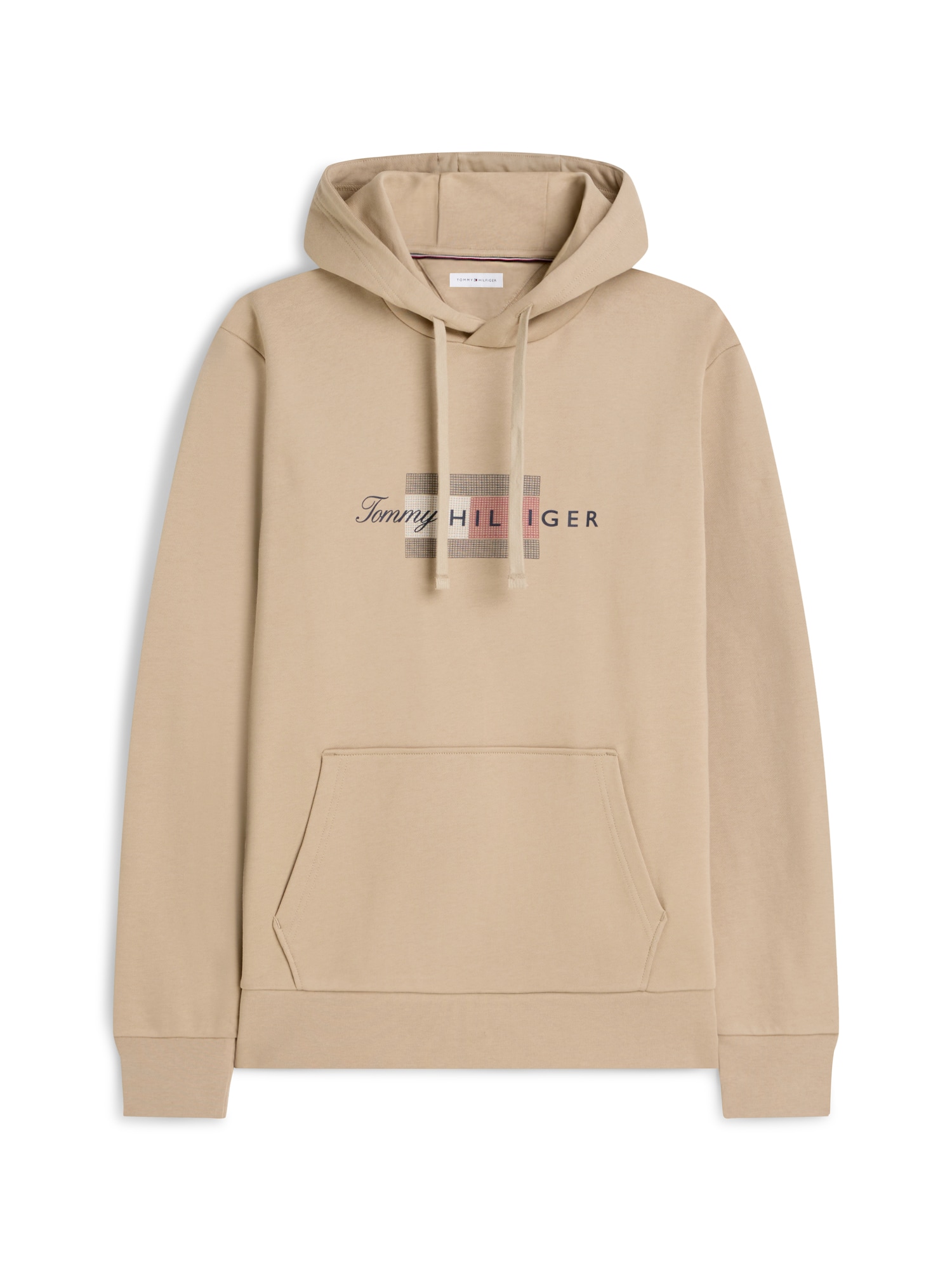 TOMMY HILFIGER Collegepaita  beige / punainen / musta