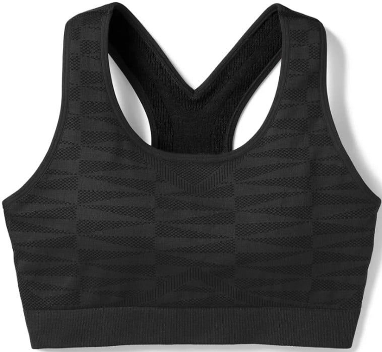 Smartwool Merino Sport Seamless Racerback Bra Black - XS