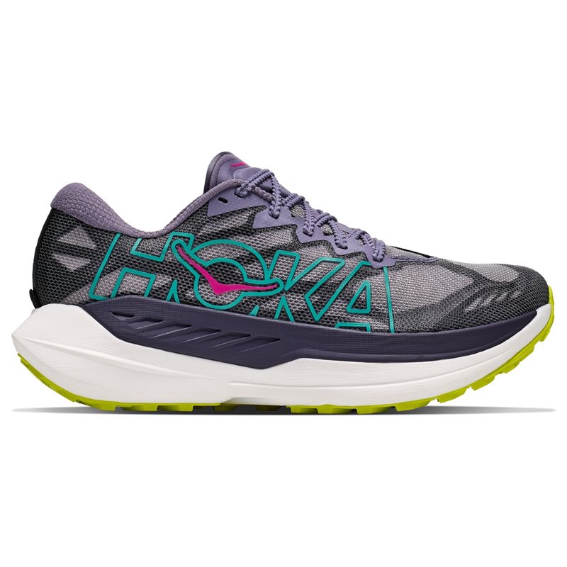 Hoka W Rocket X Trail Purple Fog/Hoka Citrus - 40 2/3