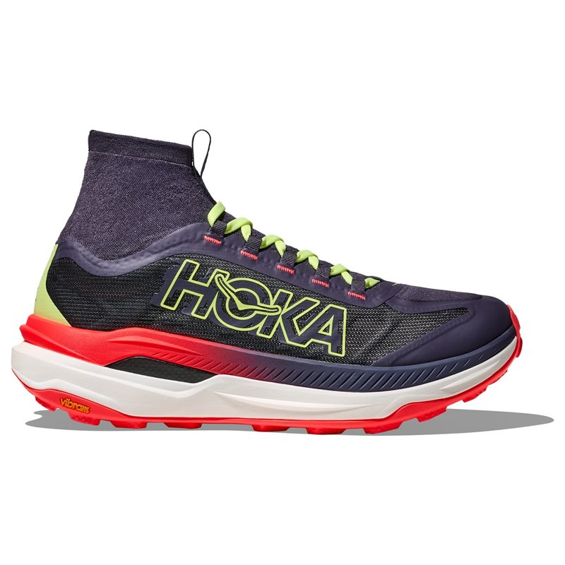 Hoka M Tecton X 3 Squid Ink/Neon Flame - 42 2/3