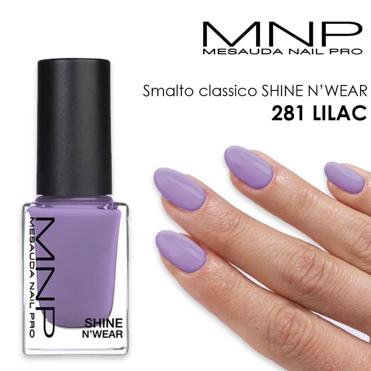 Mnp shine n'wear klassinen kynsilakka 281 lila