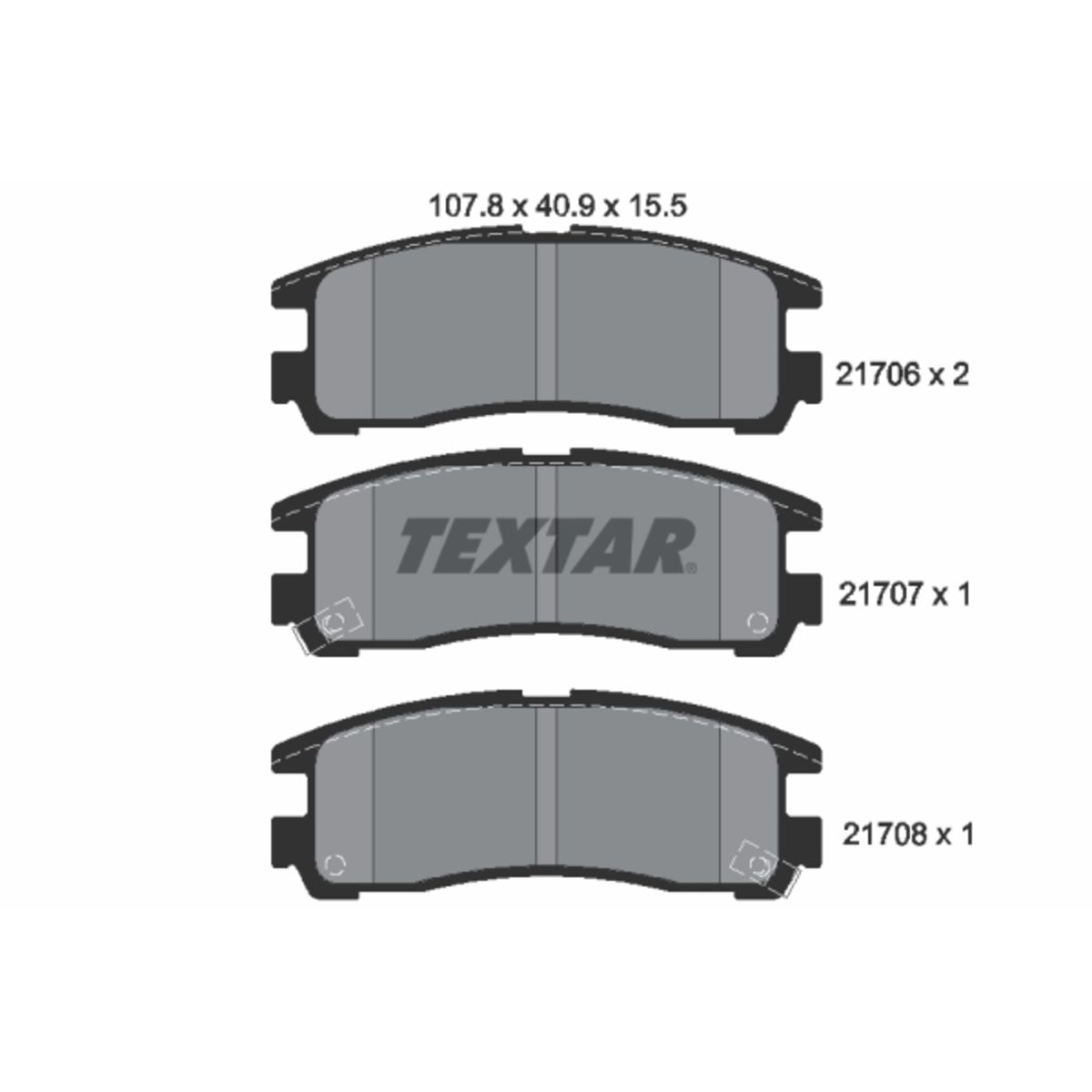 Jarrupalat, levyjarru TEXTAR 2170602