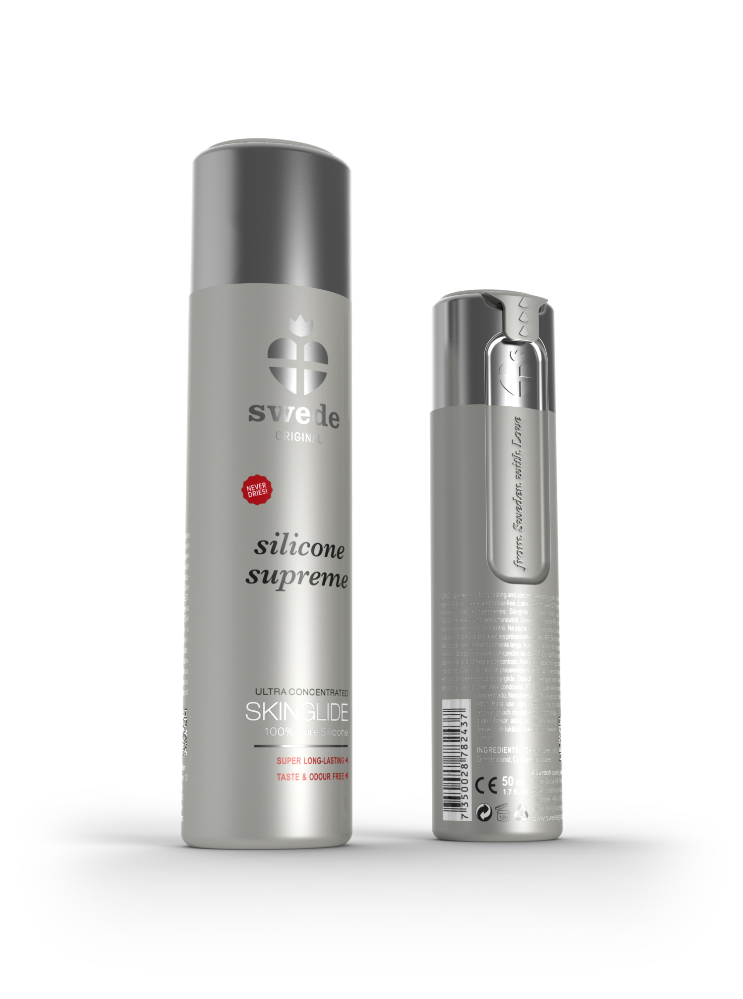 Original Silicone Supreme 100ml Silikonipohjainen liukuvoide