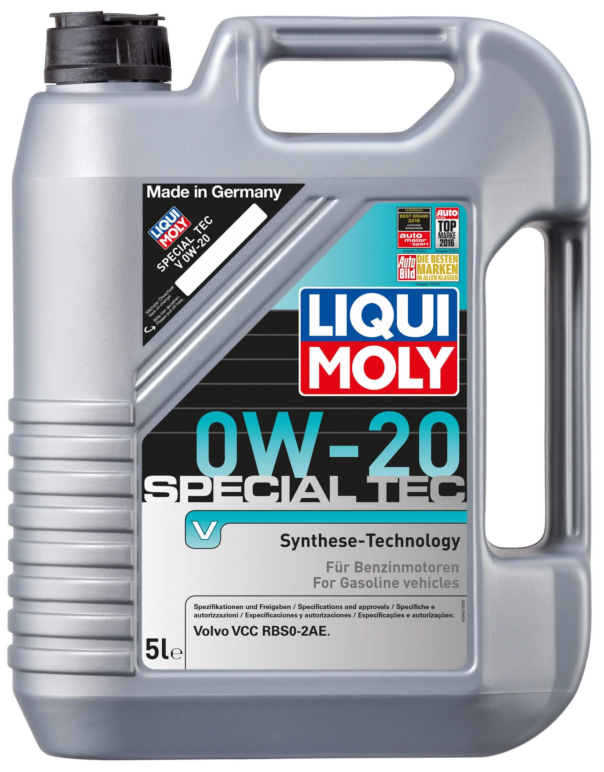Moottoriöljy Special Tec V 0W-20, 5 l, Liqui Moly