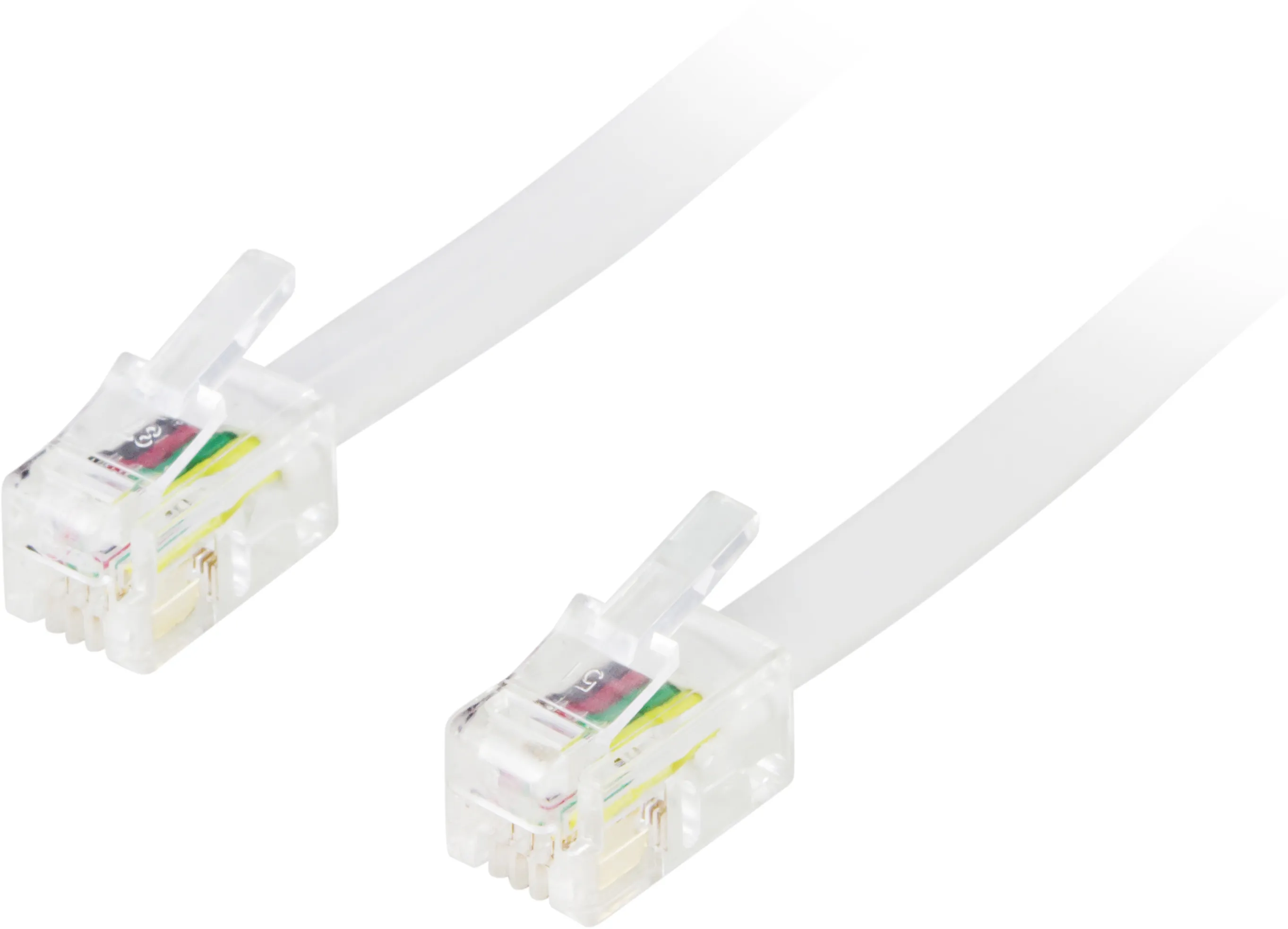 Deltaco Modular Cable 4p4c (rj9/rj10/rj22) 5m Rj-10 Rj-10