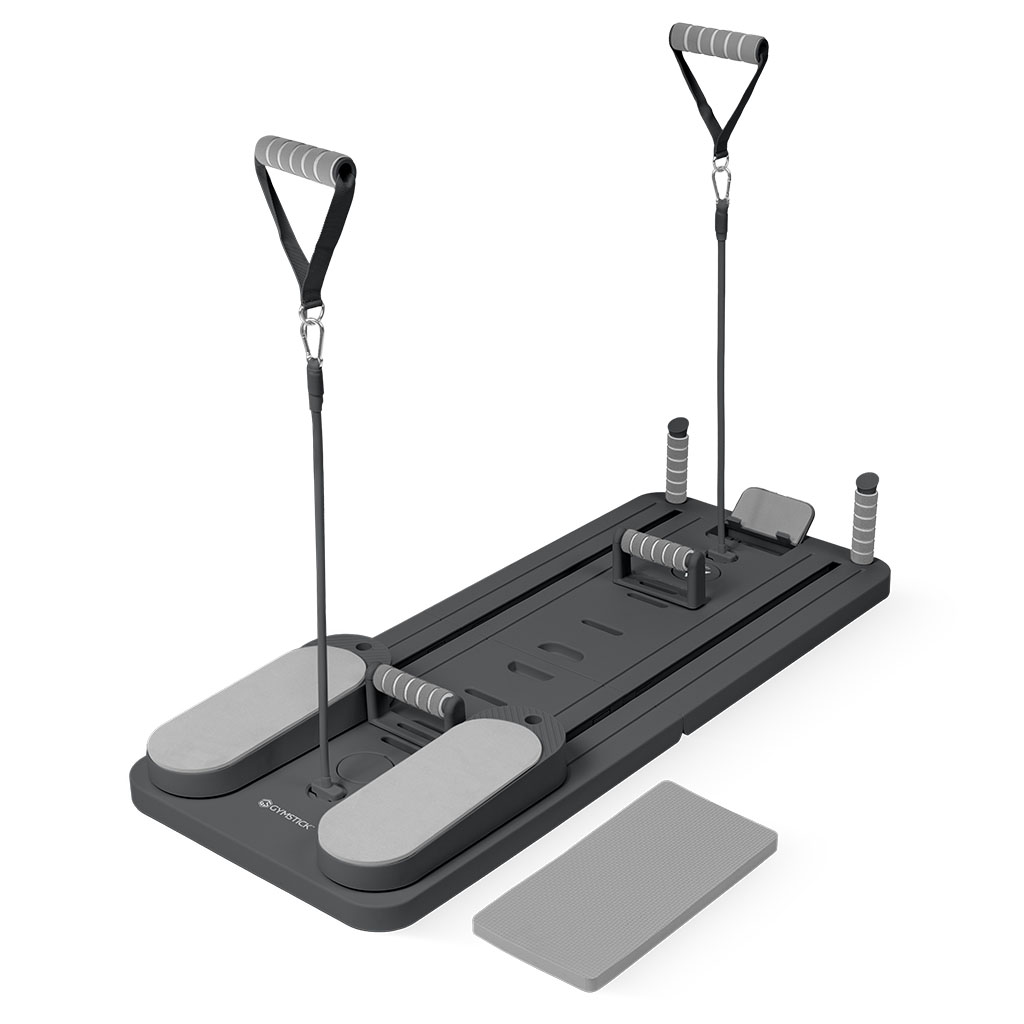 Gymstick Pilates V Reformer Pilateslauta, Black Rose