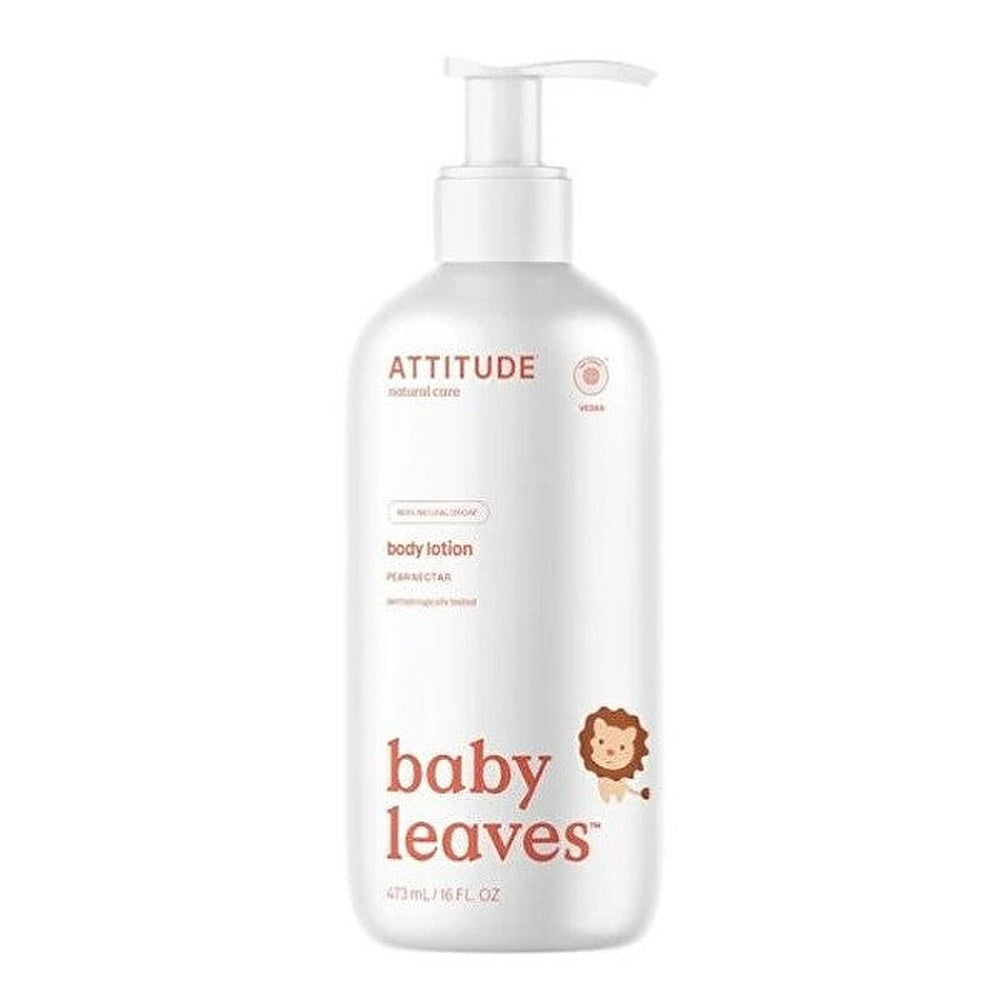 Attitude Baby Leaves Päärynänektari vartalomaito naturale lapsille 473 ml