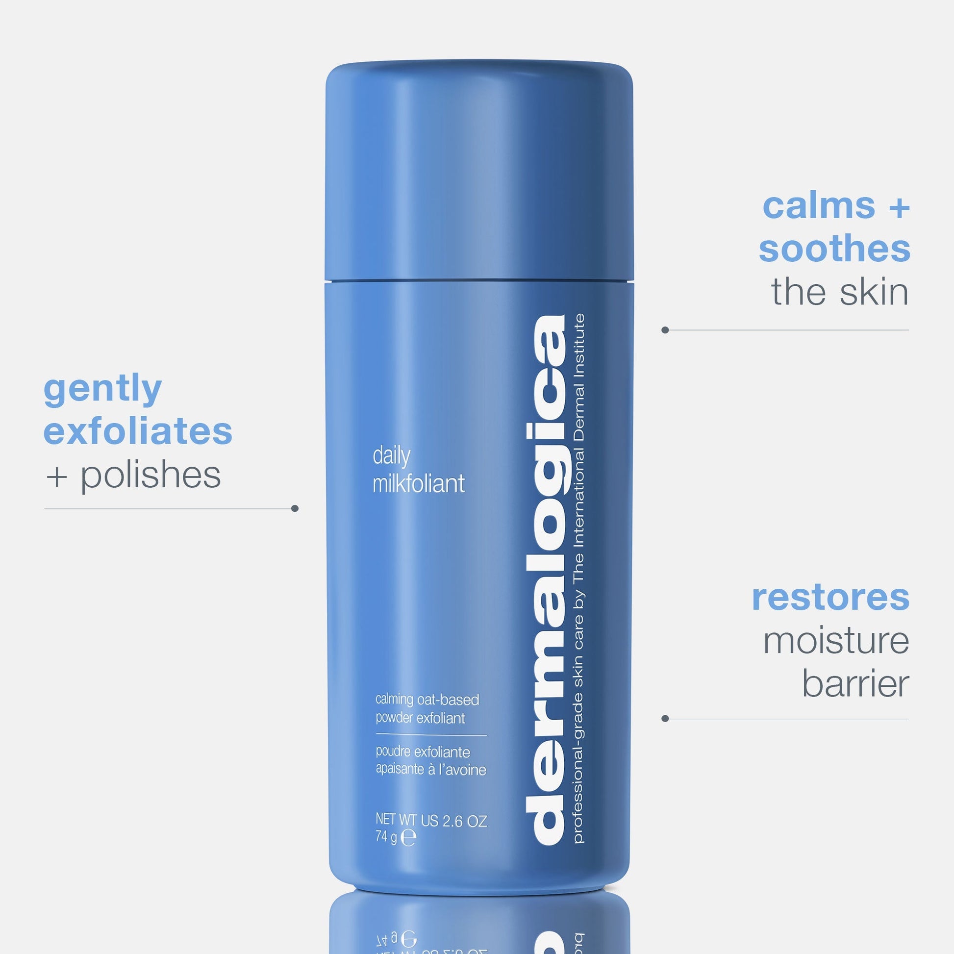 Dermalogica Daily Milkfoliant Kaurapohjainen rauhoittava kuorintajauhe - Rauhoittava kuorintajauhe - 74,0 g