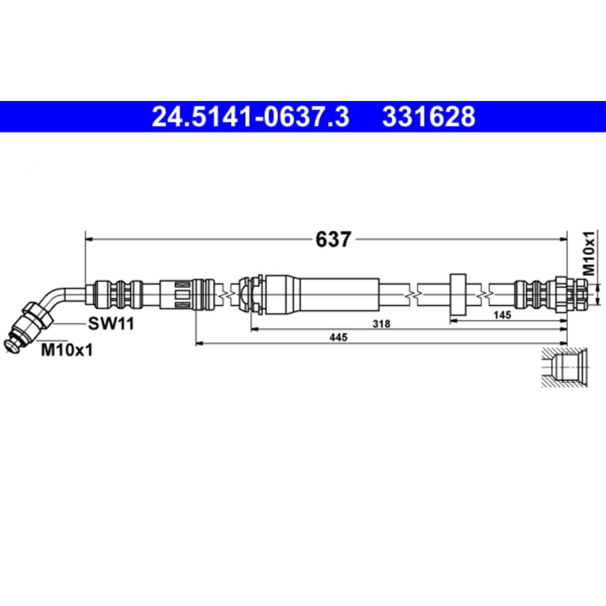 Jarruletku ATE 24.5141-0637.3
