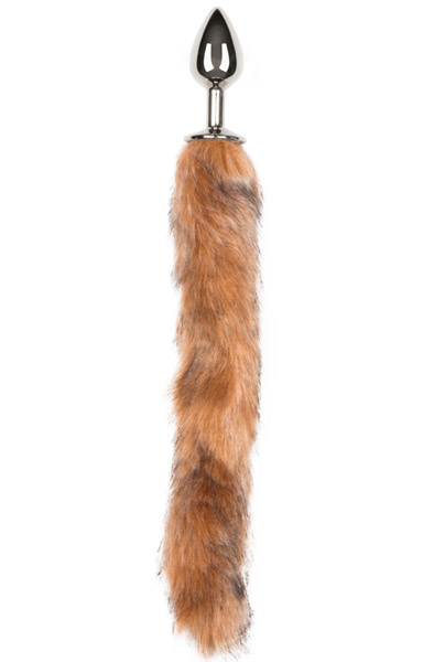 Easytoys Fox Tail Plug No. 7 Silver Anaalitappi hännällä