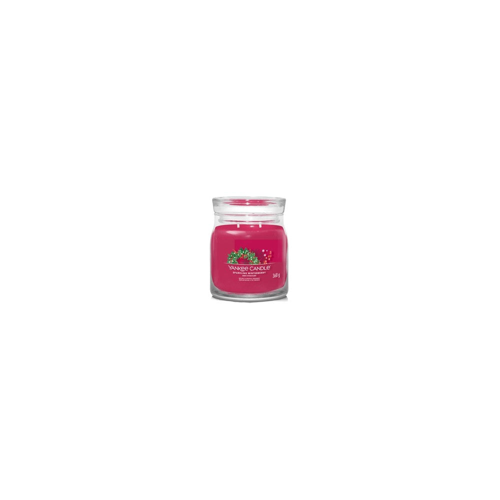 Yankee Candle Sparkling Winterberry Signature kynttilä - 368,0 g