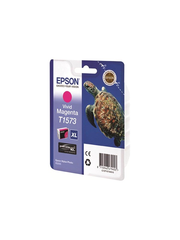 Epson T1573 XL-mustekasetti, 25.9 ml, kirkkaan magenta