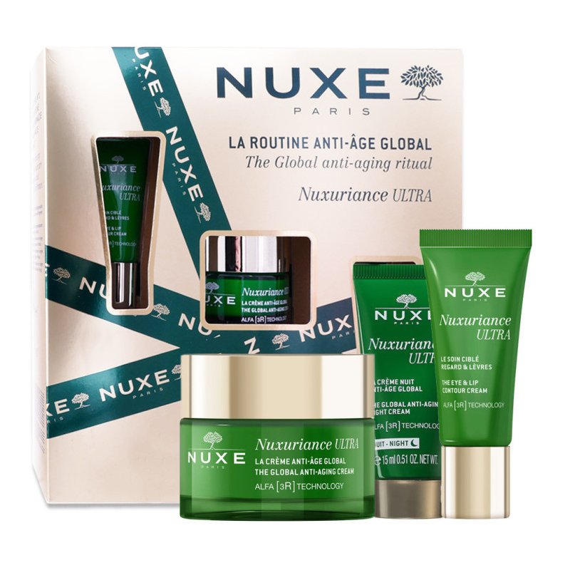 Nuxe The Global Anti-Aging Ritual — ikääntymistä ehkäisevä rituaali kasvoille 50 ml + 15 ml