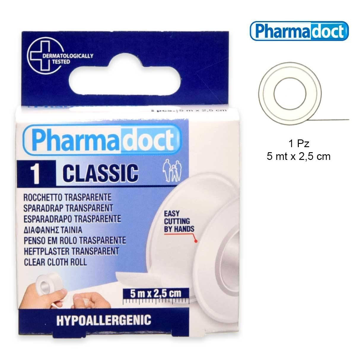 Pharmadoct Läpinäkyvä kela 5 m x 2,5 cm