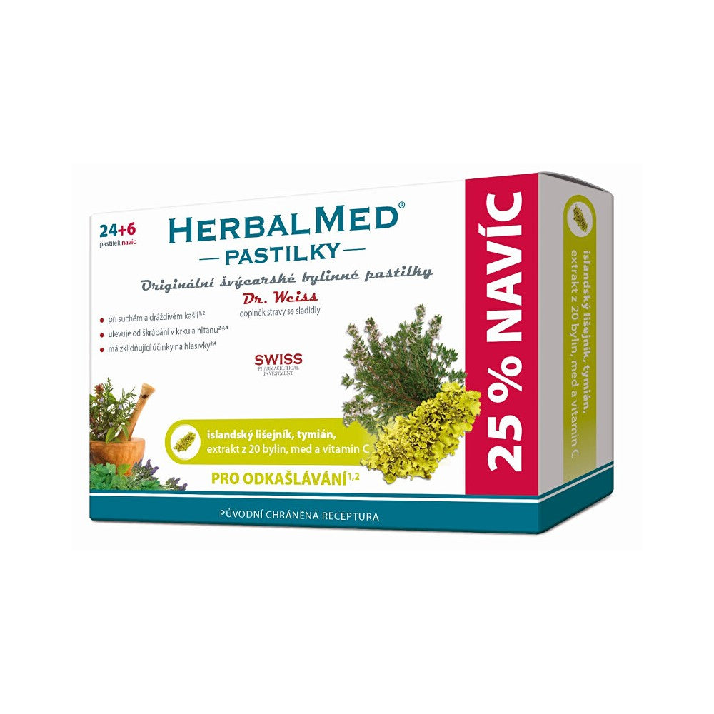 Simply you Dr. Weiss HerbalMed yskänpastillit 24 pastillia + 6 ILMAISEKSI