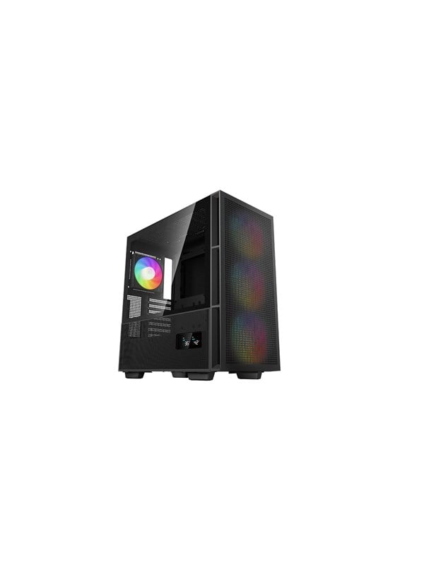 DeepCool CH560 Digital -miditornikotelo ikkunalla ja RGB-valaistuksella, musta
