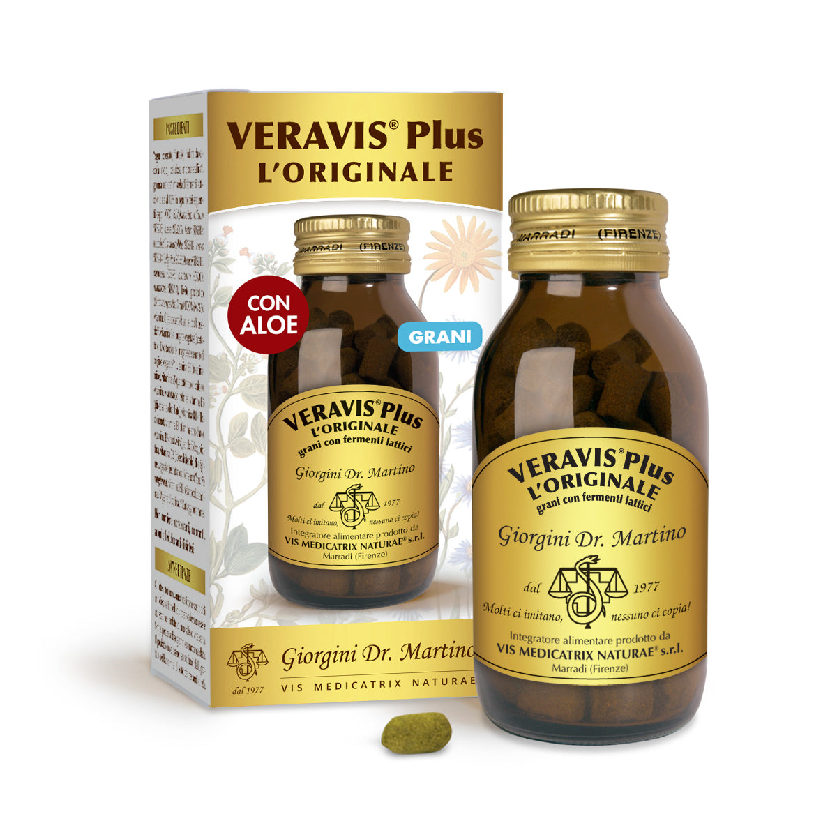 Dr Giorgini Veravis Plus L'Originale Grani con Fermenti Lattici 90g — Integratore Erboristico