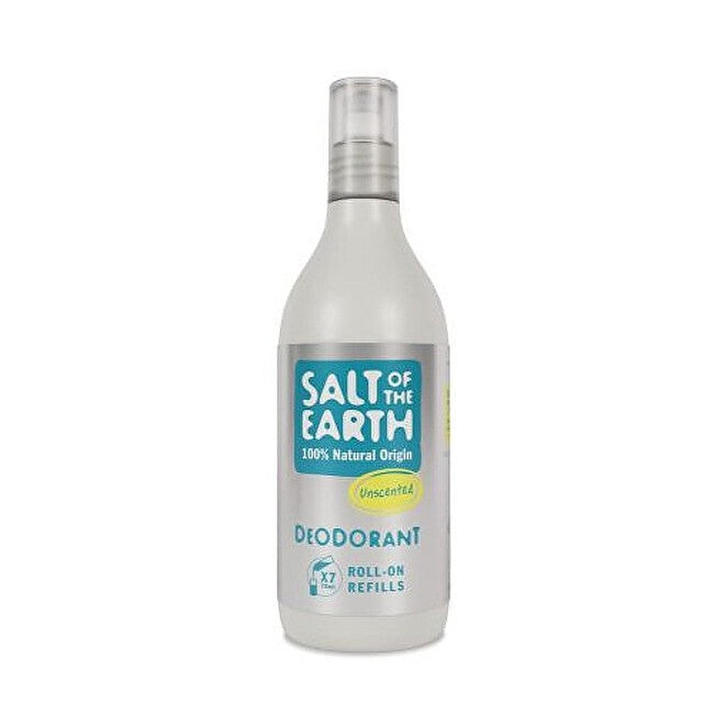 Salt of the earth Luonnollinen hajusteeton roll-on deodorantin täyttö (Ricariche Deo Roll-on) 525 ml