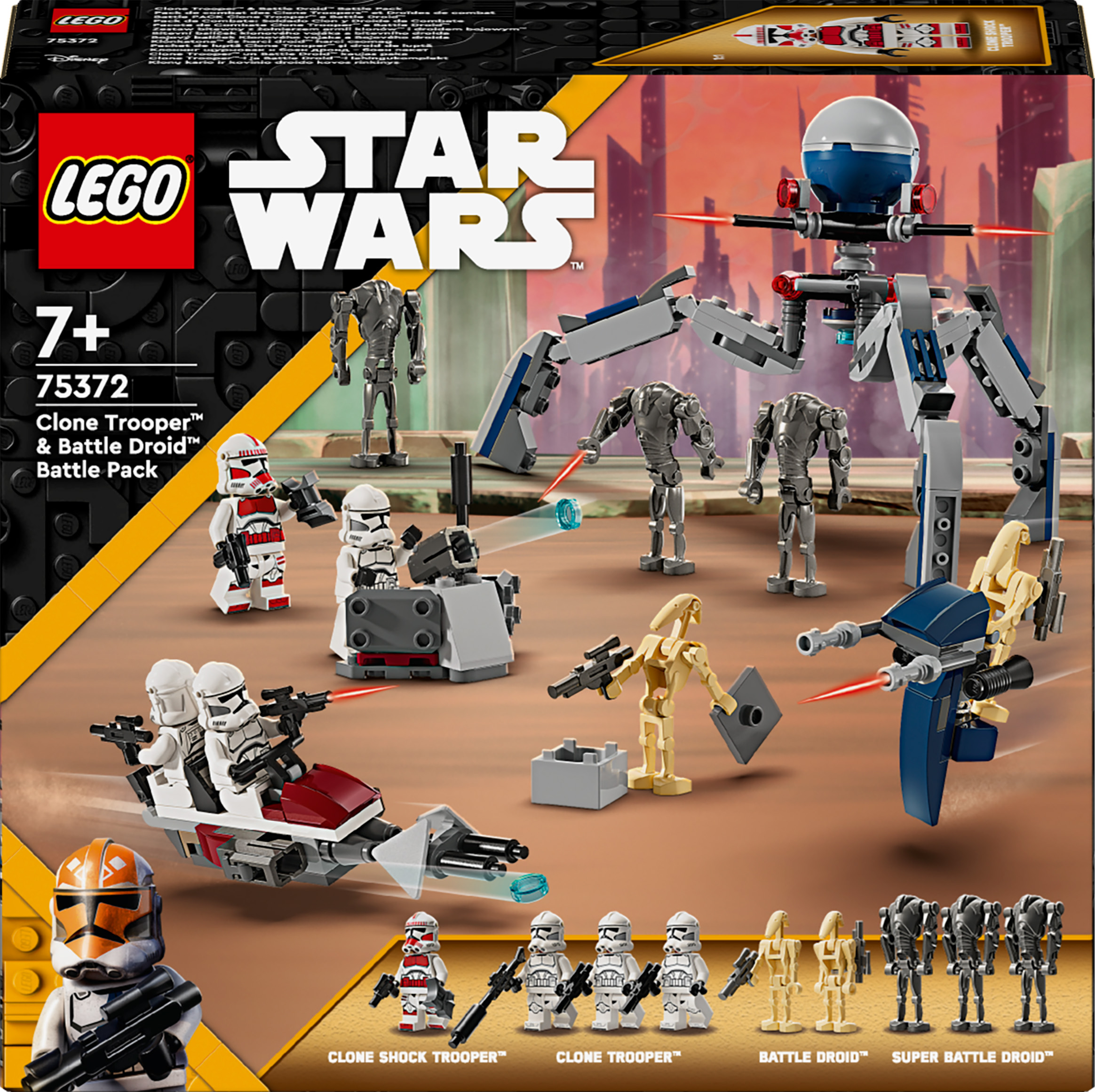 LEGO Star Wars 75372 Kloonisoturin ja taisteludroidin taistelupakkaus