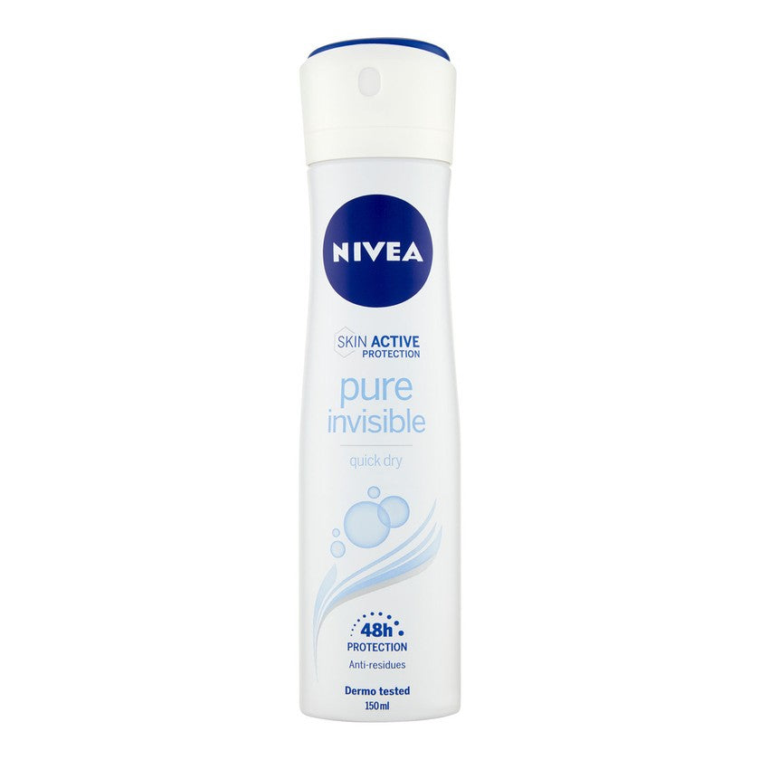 Nivea Pure Invisible - Deodoranttisuihke 150 ml