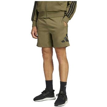 ADIDAS SPORTSWEAR Urheiluhousut 'ESSENTIALS BIG LOGO SINGLE JERSEY'  oliivi / musta