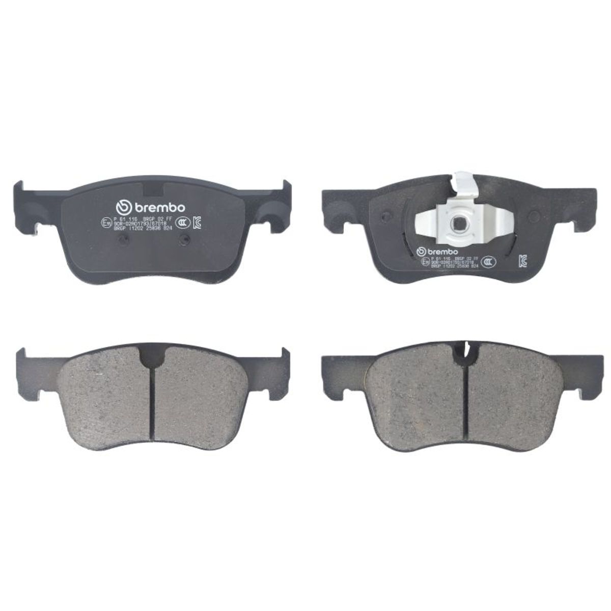 Jarrupalat, levyjarru BREMBO P 61 116