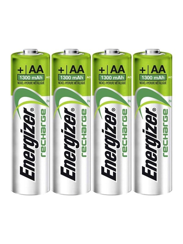 Energizer Battery AA/LR6 Ni-Mh 1300mAh 4-pack