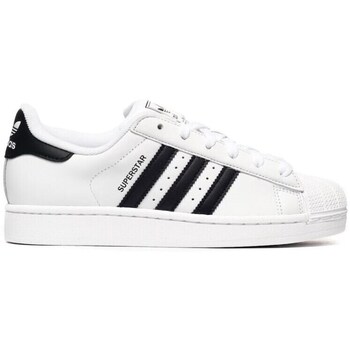 ADIDAS ORIGINALS Matalavartiset tennarit 'SUPERSTAR II'  musta / valkoinen