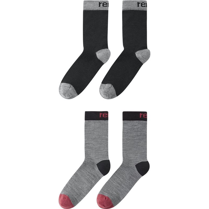 Reima Socks Parit 2-pack Black - 34/37