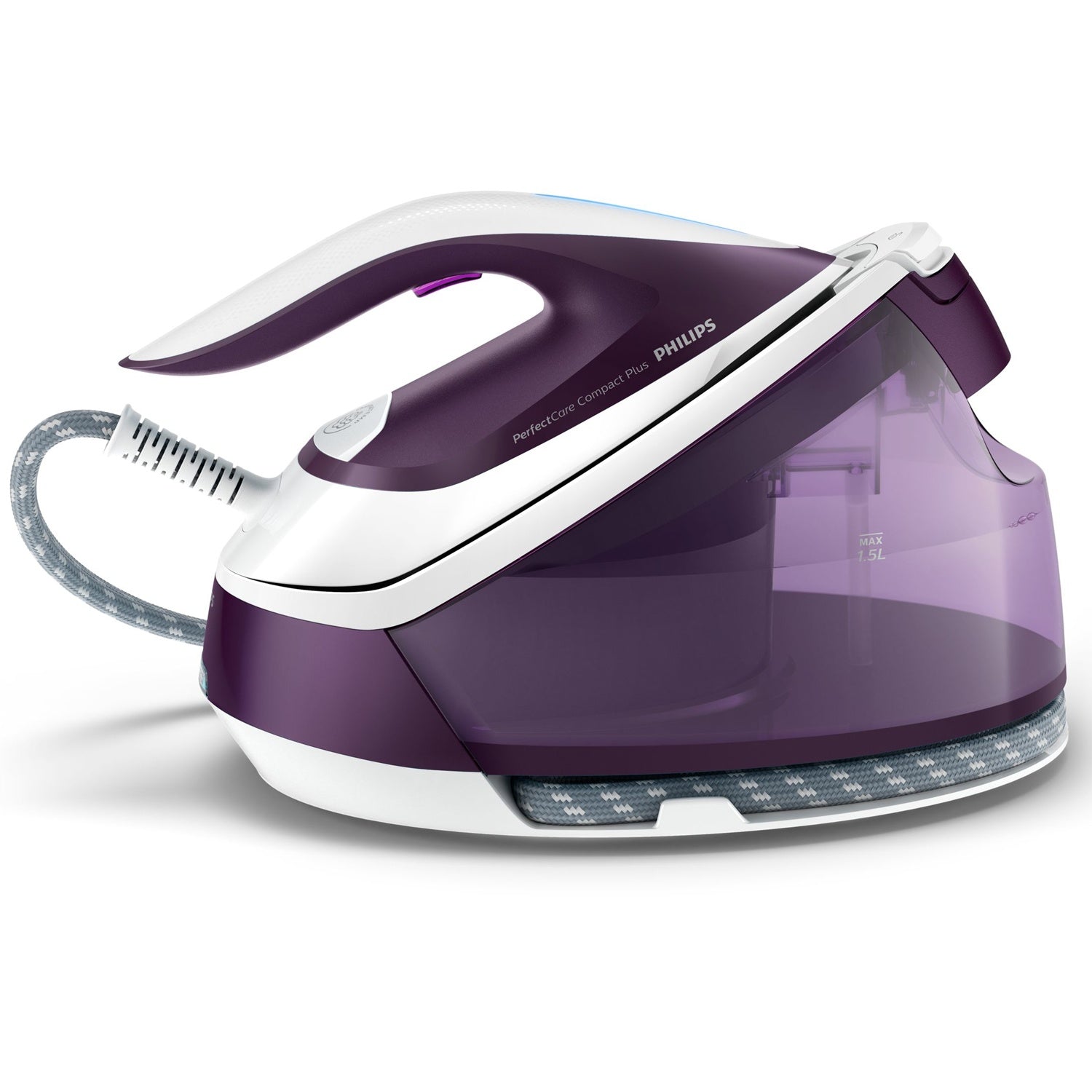 Philips PerfectCare Compact Plus GC7933/30 Silityskeskus, 2400 W, 450 g/min, SteamGlide Plus -pohjalevy, 6,5 bar, 1,5 L, 120 g/min
