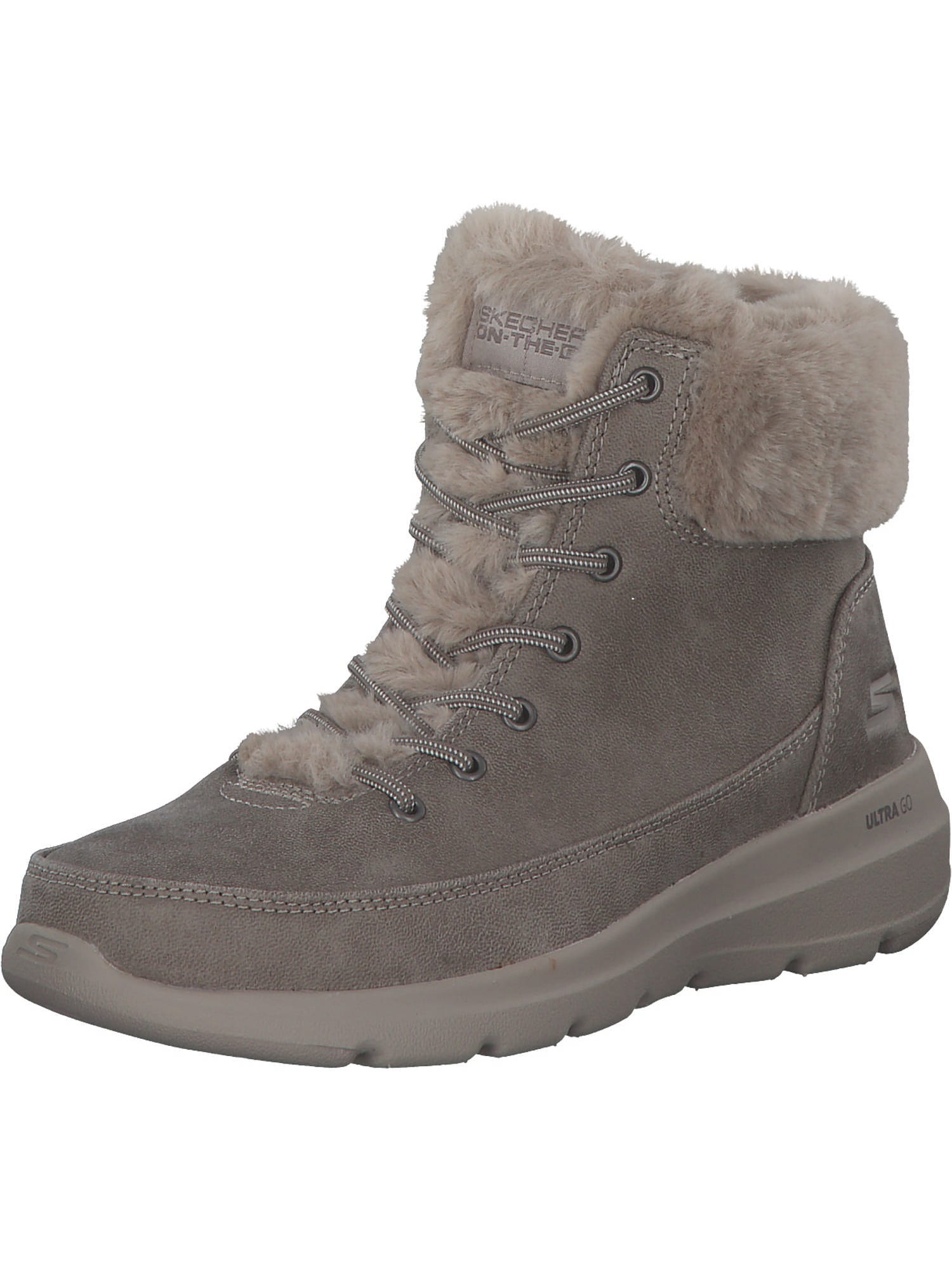 SKECHERS Nauhanilkkurit 'Glacial Ultra' taupe