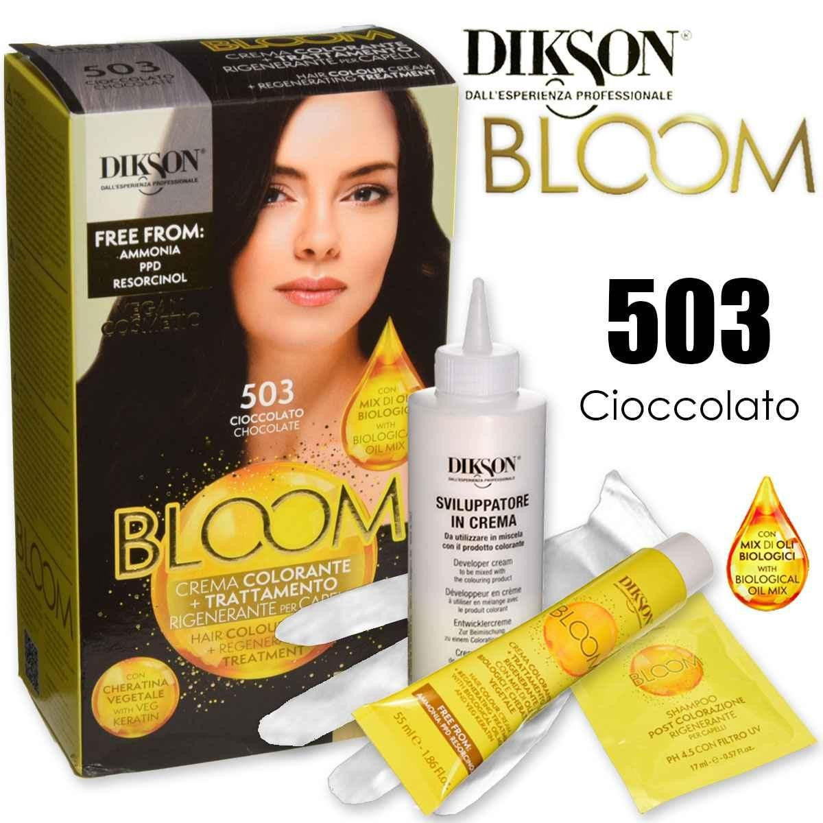 Dikson Bloom Värivoide Keratiinilla 503 Suklaa