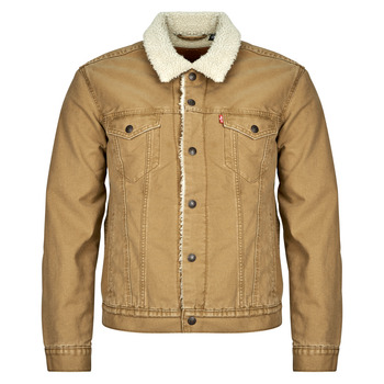 LEVI'S ® Välikausitakki 'Type III Sherpa Trucker Jacket' vaaleanruskea