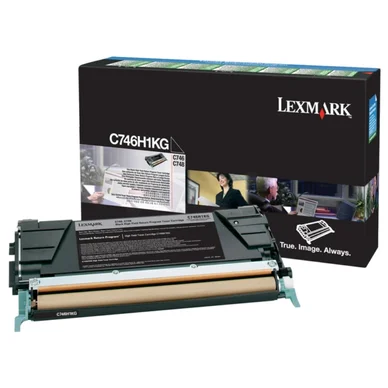Lexmark Värikasetti musta 12.000 sivua C746H1KG Vastaa: N/A